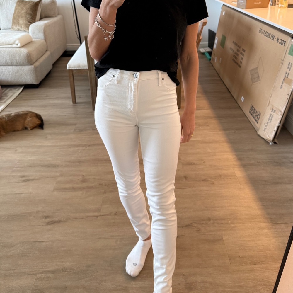Abercrombie & Fitch White Jean Legging Size 27